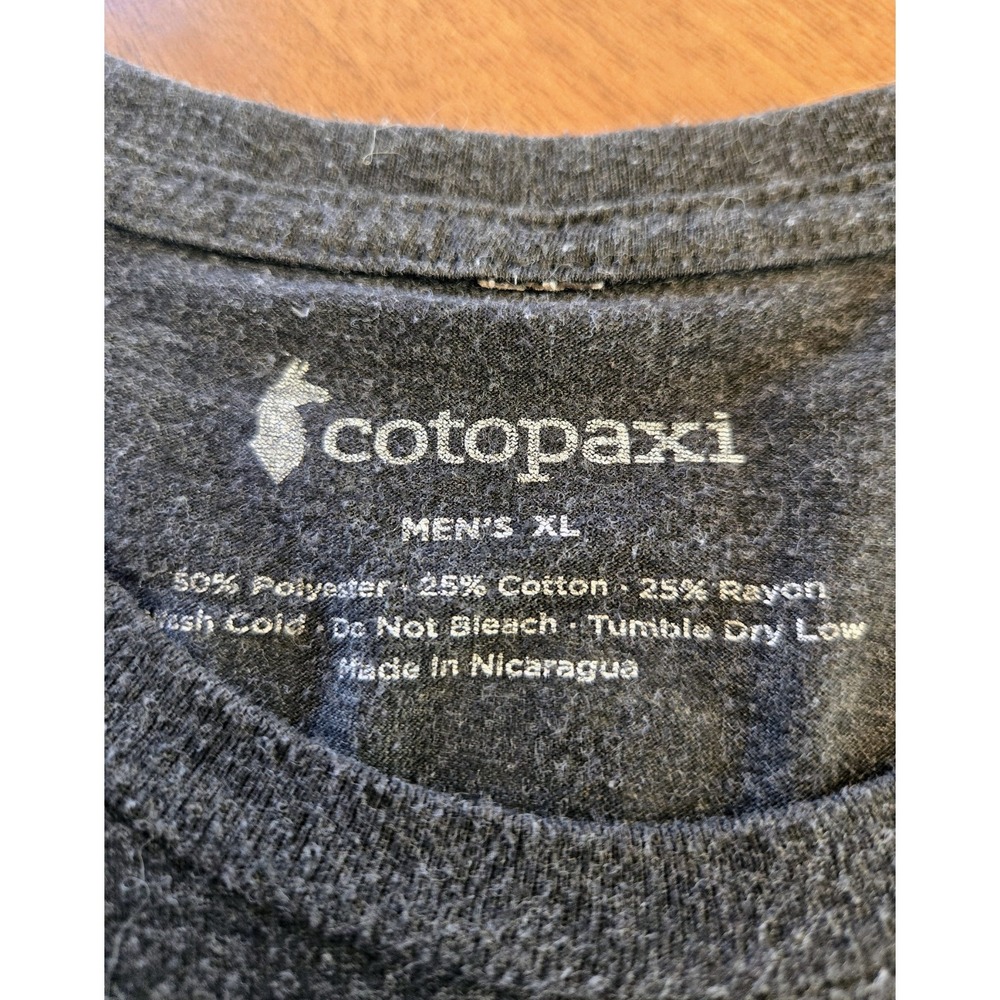 Cotopaxi Men's T-Shirts Size XL Set Of 2 - Blue And Gray - Very Good Pre-Owned - Picture 10 of 16